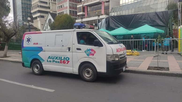 Ambulancia en el Carnaval