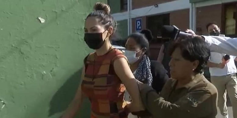 Miss arrestada en Cochabamba