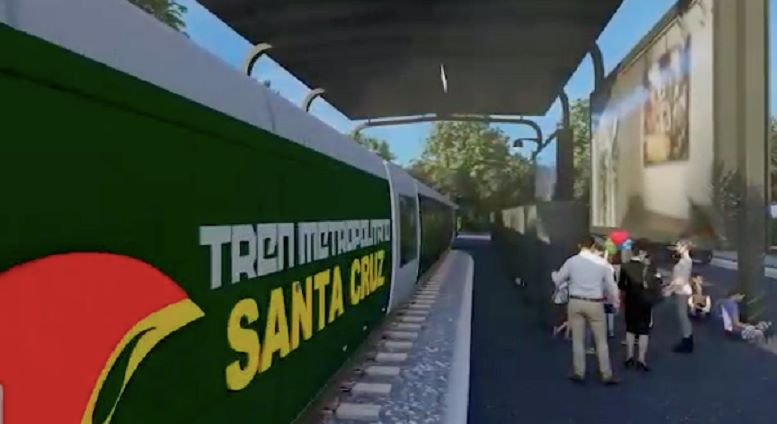 Tren Metropolitano en Santa Cruz