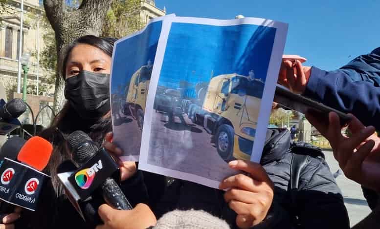 Camión robado en Chile