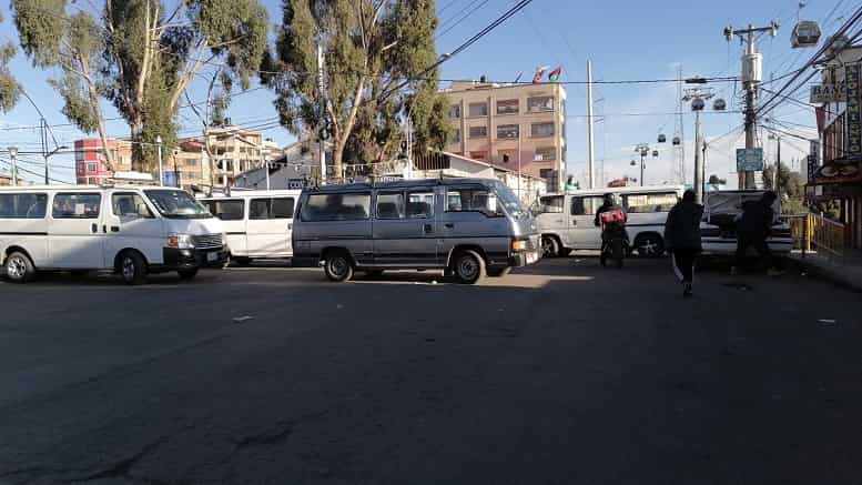 bloqueo en El Alto