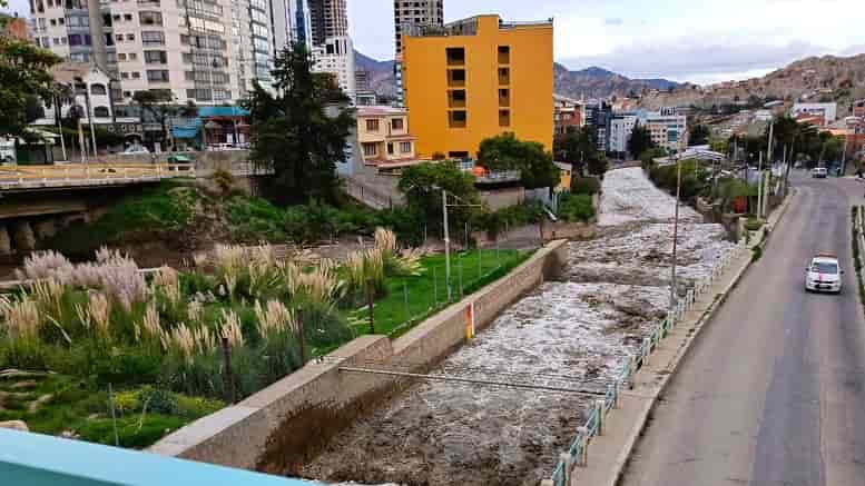 Ríos crecidos de La Paz