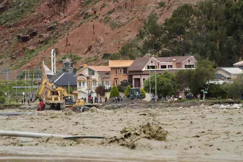 Desastres en la zona sur de La Paz