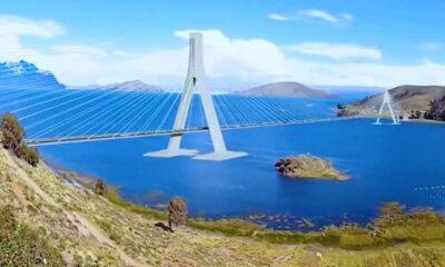 Futuro puente en Tiquina