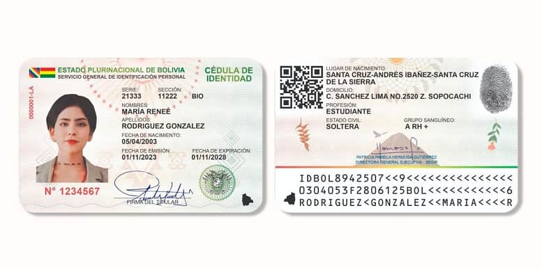 Cédula de identidad