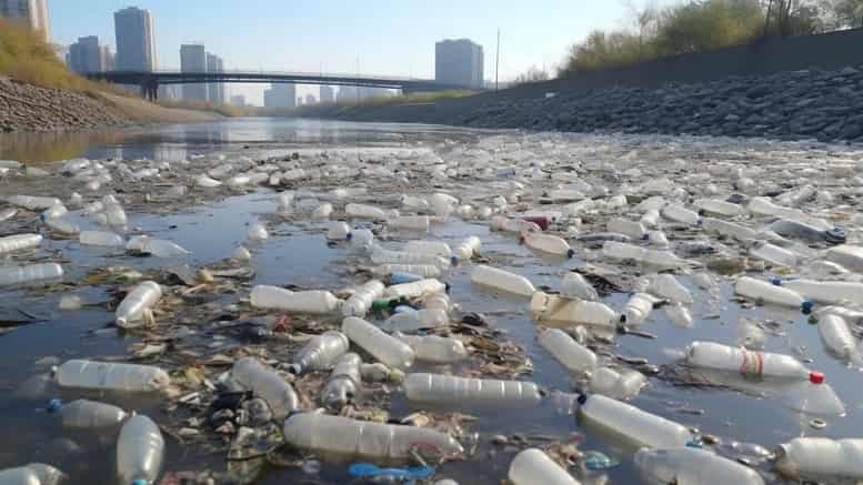 Ríos contaminados de plástico