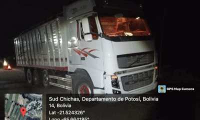 Camión incautado con contrabando