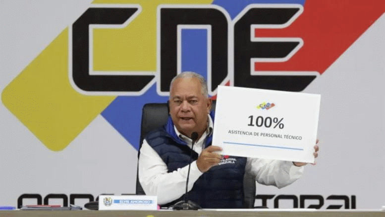 se abrió el proceso electoral con mas del 90 % de mesas electorales