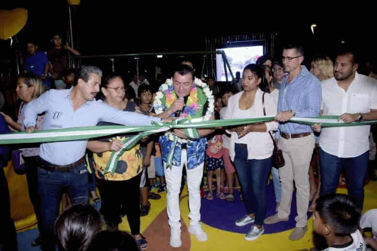entrega de la plaza Chaco Norte