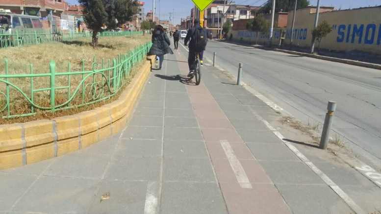 El Alto planifica una red de ciclovías