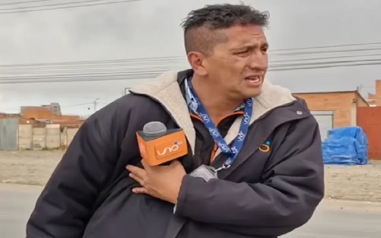 Periodista agredido