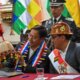 Presidente participó de la ofrenda floral
