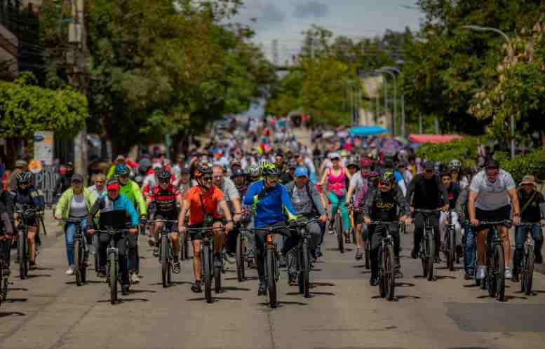Día del peatón en Cochabamba
