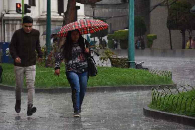 Lluvias en La Paz