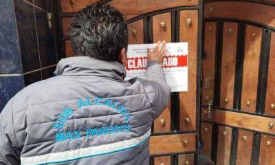 Clausuran en La Paz bares