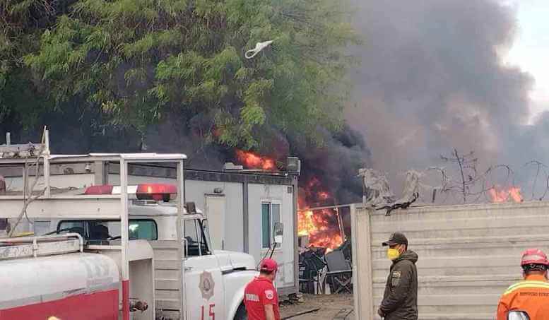 Incendio en Santa Cruz