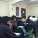 Presidente Arce dictando clases