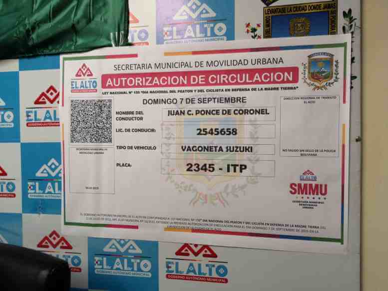 Certificados de circulación