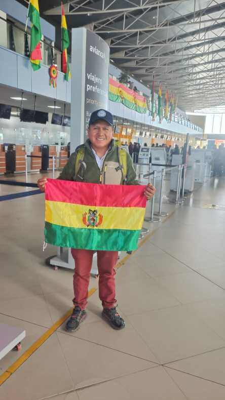 alpinista boliviano Hugo Ayaviri