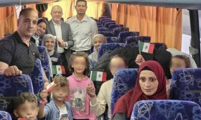 Familia boliviana en Gaza