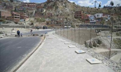 Construcción de muro de contención